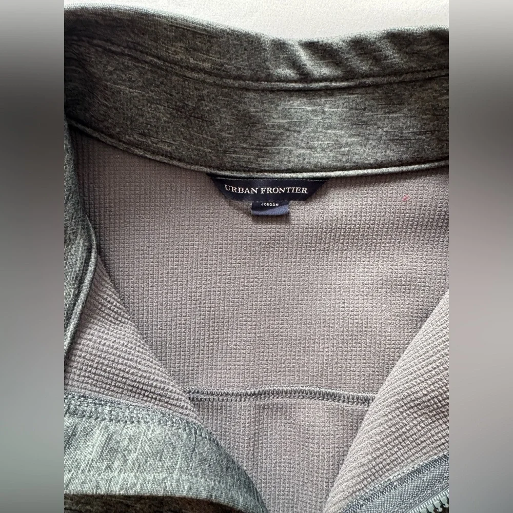 Urban Frontier Men's Gray Full Zip Lightweight Jacket Size L